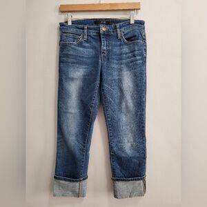 Joe's Jeans Sibyl Cuffed Cropped Denim Jeans Size 28